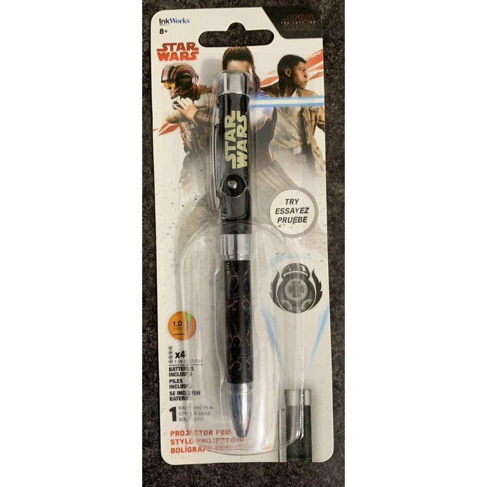 Star Wars The Last Jedi Projector Black Ink Pen InkWorks